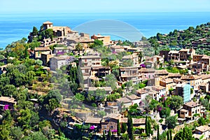 Historic village of Deia on the island of Majorca