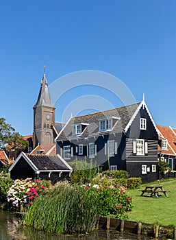 Historic village of Marken in Holland