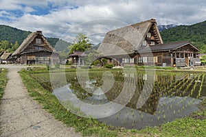 Historic Village of Shirakawa-go in Japan
