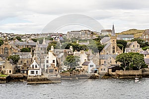 Historic village of Stromness on Orkney mainland, Scotland