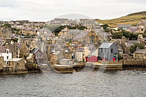 Historic village of Stromness on Orkney mainland, Scotland