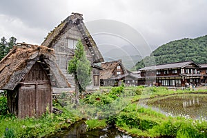 Historic Villages of Shirakawa-go and Gokayama in spring