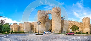 Historic walls of Avila, Castilla y Leon, Spain