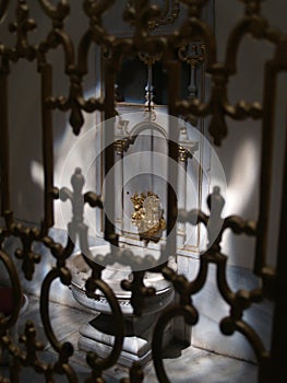 Historic washbowl at Topkapi Palace, Istanbul