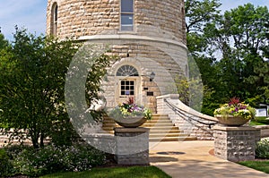 Historic Water Tower Steps and Entry