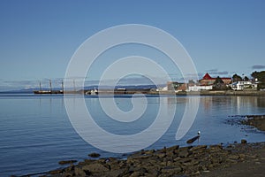 Historic waterfront of Punta Arenas, Chile