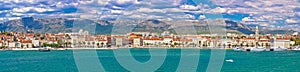 Historic waterfront of Split colorful panorama