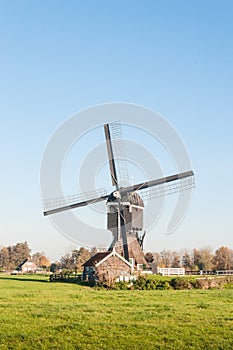 Historic watermill in the Netherlands