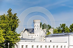 Historic white house at Baltic Sea coast