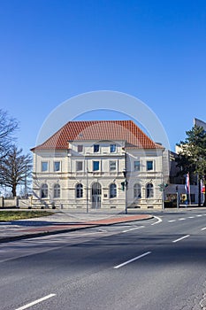 Historic white house in the center of Bremerhaven