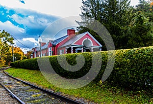 The Historic White Sulphur Springs Train Depot