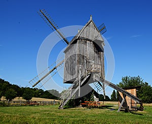 Historic Windmill in Open-air Museum Detmold