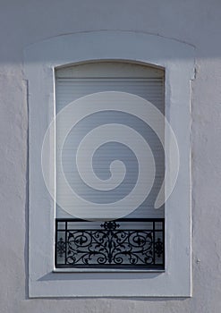 Historic window and wooden vigas