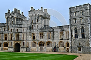 Historic Windsor Castle in the County of Berkshire, England photo