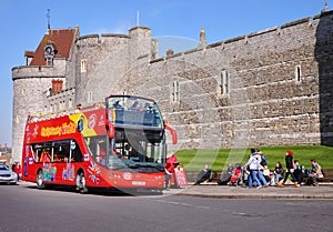 Historic Windsor Castle in England