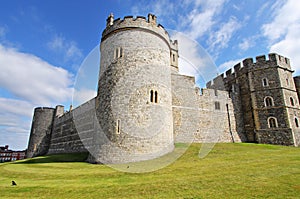 Historic Windsor Castle in England