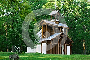 Historic wood chapel Marianska hora photo
