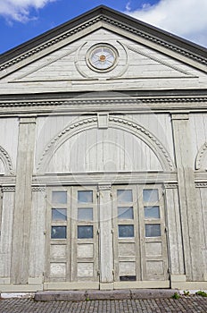 Historic wooden building, Vastervik, Sweden