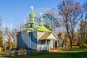 Historic Wooden Church of John the Theologian in Pereiaslav, Ukraine