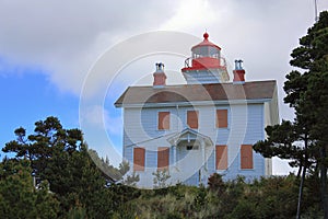 Historic Yaquina Bay Lighthouse, Newport, Oregon, Pacific Northwest, USA