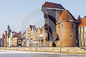 Historic zuraw in Gdansk photo