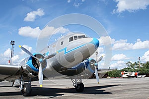 Historical airplane Lisunov LI-2 photo