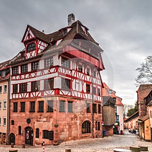 Historical Albrecht Durer House in Nuremberg