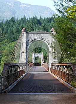 Historical Alexandra Bridge Fraser River