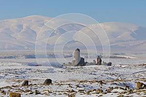 Historical Ani Ruins and Winter Landscapes, Kars