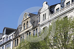 Historical apartment houses in Frankfurt