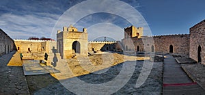 Historical architectural monuments of Azerbaijan. Ancient temple of fire worshipers in the village of Surakhani