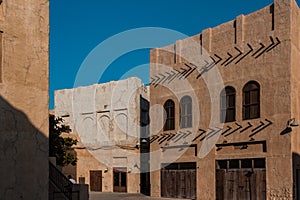 Historical Architecture in Al Bastakiya, Al Seef, Dubai