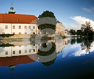 Historical architecture of Ceske Budejovice town