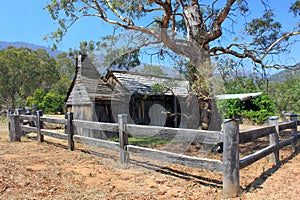 Historical Australian settlers school house