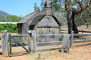 Historical Australian settlers school house