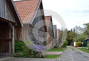 Historical Barn in in the Village Ahlden, Lower Saxony