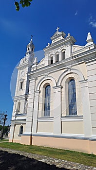 Historical baroque church in Lithuania