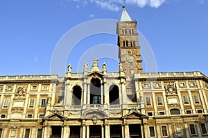 Historical Basilica Papale di Santa Maria Maggiore church in Rom