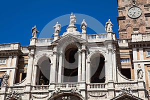 Historical Basilica of Saint Mary Major built on 1743 in Rome