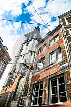 Historical brick buildings in Namur - Belgium