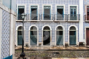 Historical Building Facade Sao Luis do Maranhao