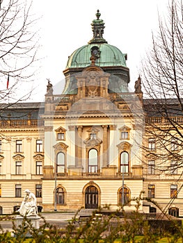 Historical building of Government in Prague, Czech Republic