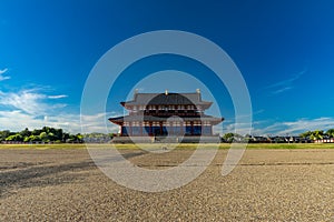 Historical building of heijo palace at kyoto photo