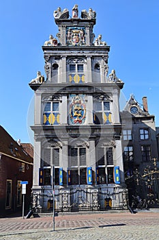 Historical building in Hoorn, Holland photo
