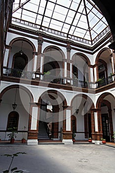 Historical Building Inner Garden Toluca