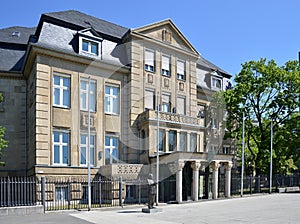 Historical Building in the Old Town of Duesseldorf, the Capital City of North Rhine - Westphalia