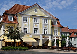 Historical Building in the Old Town of Gotha, Thuringia