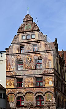 Historical Building in the Old Town of Konstanz, Baden - Wuerttemberg