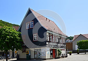 Historical Building in the Old Town of Ruhla, Thuringia