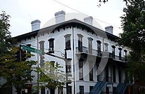 Historical Building in the Old Town of Savannah, Georgia